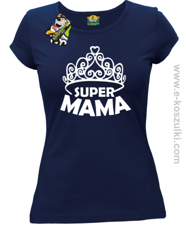 Super Mama korona Miss - koszulka damska taliowana 