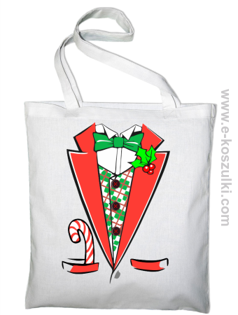 Świąteczny elegancik Mucha - torba na zakupy