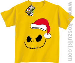 Halloween Santa Claus - koszulka dziecięca żółta