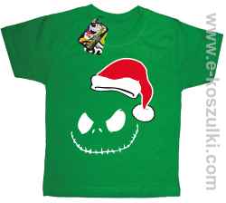 Halloween Santa Claus - koszulka dziecięca zielona