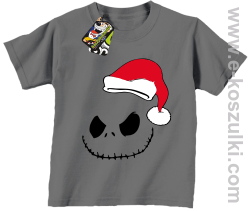 Halloween Santa Claus - koszulka dziecięca szara