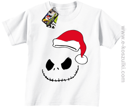 Halloween Santa Claus - koszulka dziecięca biała