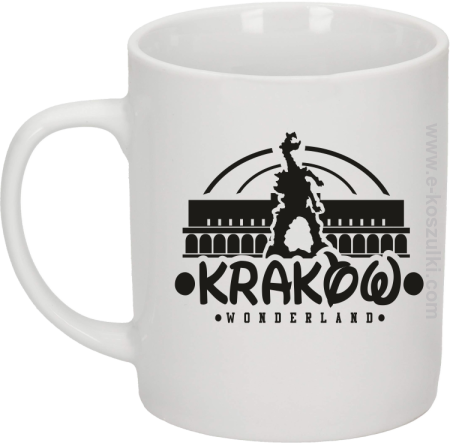 Kraków wonderland - kubek biały 330ml 