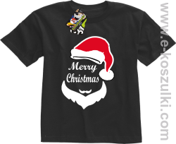 Merry Christmas Barber - koszulka dziecięca czarna