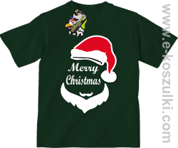 Merry Christmas Barber - koszulka dziecięca butelkowa