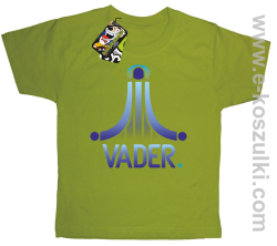 VADER STAR ATARI STYLE - koszulka dziecięca kiwi