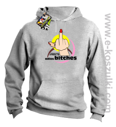 International Symbol of Adios Bitches - bluza z kapturem melanż 