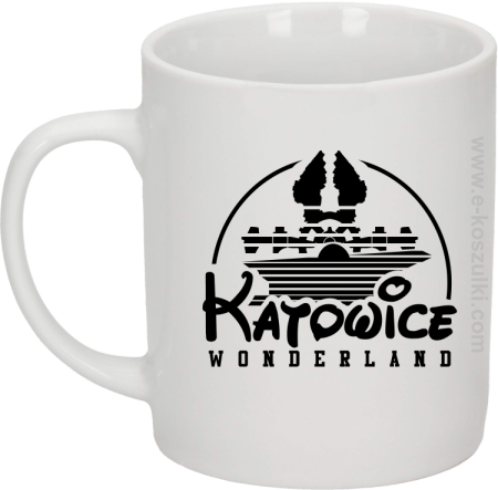 Katowice Wonderland - kubek biały 330ml 