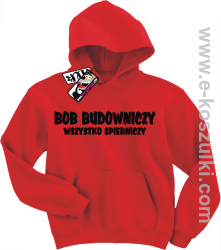 Bob budowniczy bluza dziecięca - czerwony