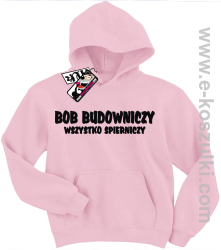 Bob budowniczy bluza dziecięca - różowy
