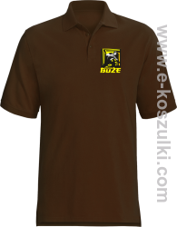 Fedrujący górnik Szczęść Boże - koszulka polo męska  brązowa