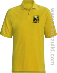 Fedrujący górnik Szczęść Boże - koszulka polo męska  żółta