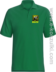 Fedrujący górnik Szczęść Boże - koszulka polo męska  zielona