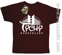 TYCHY Wonderland - koszulka dziecięca brązowa