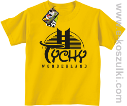 TYCHY Wonderland - koszulka dziecięca żółta