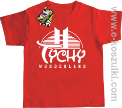 TYCHY Wonderland - koszulka dziecięca czerwona