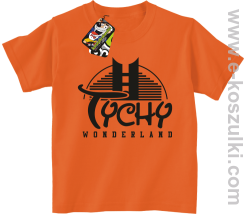 TYCHY Wonderland - koszulka dziecięca pomarańczowa
