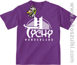 TYCHY Wonderland - koszulka dziecięca fioletowa