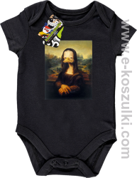 Mona Lisa Mother Ducker - body dziecięce czarne