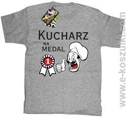 Kucharz na medal - koszulka dziecięca melanż 