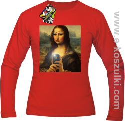 Mona Smart Pear Lisa - Longsleeve męski czerwony