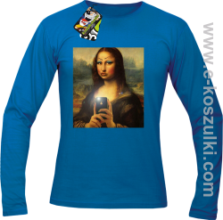 Mona Smart Pear Lisa - Longsleeve męski niebieski