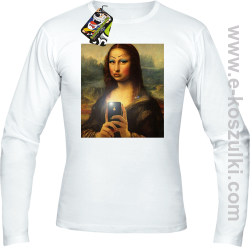 Mona Smart Pear Lisa - Longsleeve męski biały