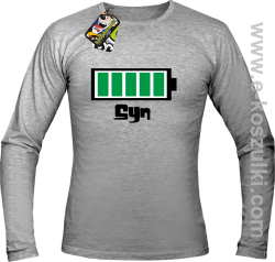 Syn Bateria 100% - longsleeve męski melanż 