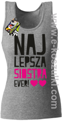 Najlepsza siostra Ever - top damski melanż 