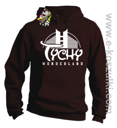 TYCHY Wonderland - bluza z kapturem brązowa