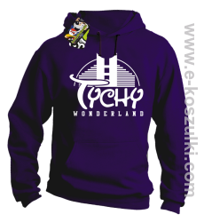 TYCHY Wonderland - bluza z kapturem fioletowa