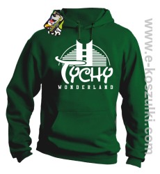 TYCHY Wonderland - bluza z kapturem zielona