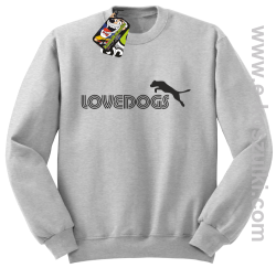 LoveDogs - bluza bez kaptura STANDARD melanż 