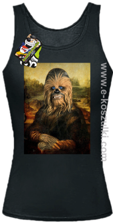 Mona Lisa Chewbacca CZUBAKA - top damski czarny