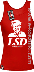 LSD Beffy - top damski czerwony