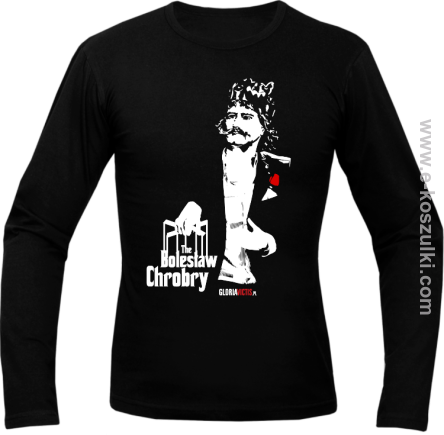 Bolesław Chrobry ala God Father - longsleeve męski czarna