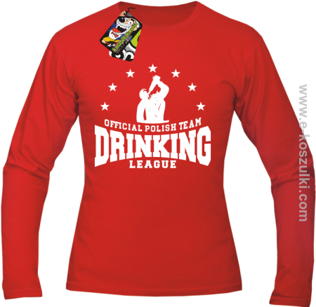 Official Polish Team Drinking League - longsleeve męski 