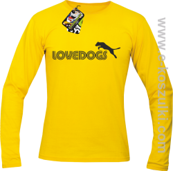 LoveDogs - longsleeve męski żółty