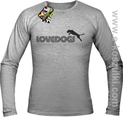 LoveDogs - longsleeve męski melanż 