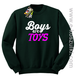 Boys are Toys - bluza bez kaptura STANDARD butelkowa