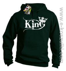 King Simple - bluza z kapturem butelkowa