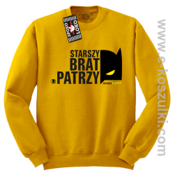 STARSZY BRAT PATRZY - bluza bez kaptura STANDARD żółta