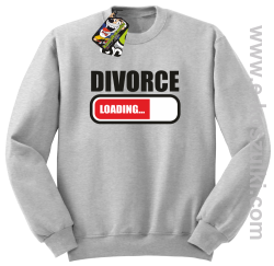 DIVORCE Loading - bluza STANDARD bez kaptura melanż 