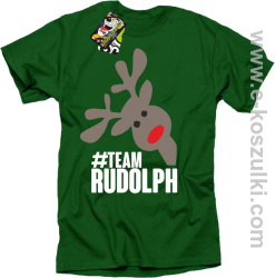 #TeamRudolph ART - koszulka męska zielona