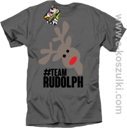 #TeamRudolph ART - koszulka męska szara