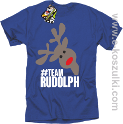 #TeamRudolph ART - koszulka męska niebieska