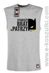 STARSZY BRAT PATRZY - bezrękawnik męski melanż 