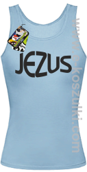 Jezus Christ Symbolic - top damski błękitny 