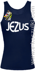 Jezus Christ Symbolic - top damski granatowy 