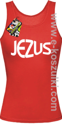 Jezus Christ Symbolic - top damski czerwony 